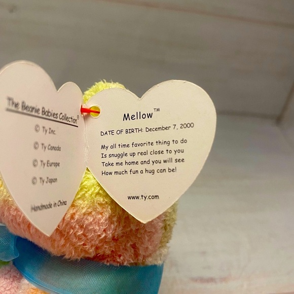 Mellow unique beanie baby and Mr bear - Picture 3 of 6